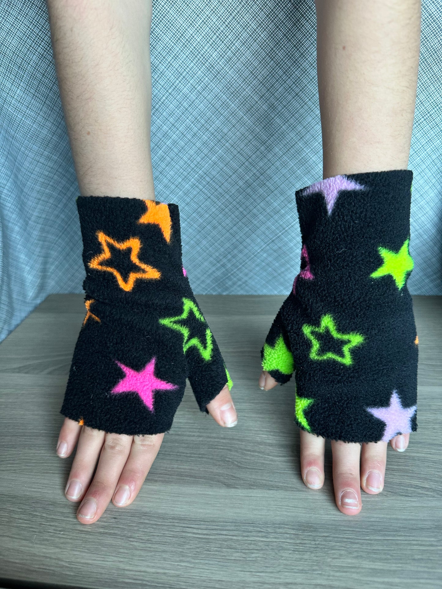 Kids Fingerless Fleece Gloves