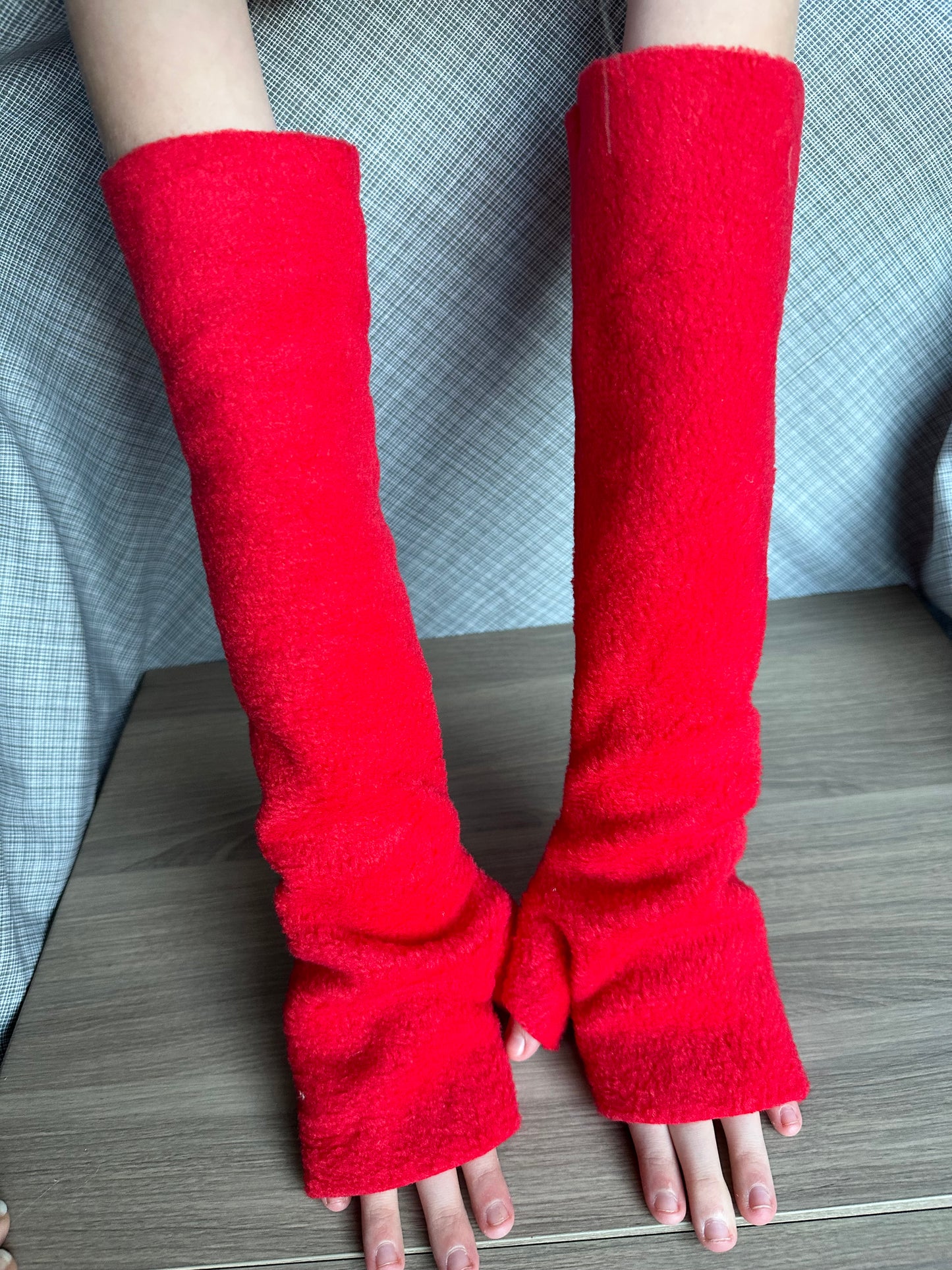 Kids Fingerless Fleece Gloves