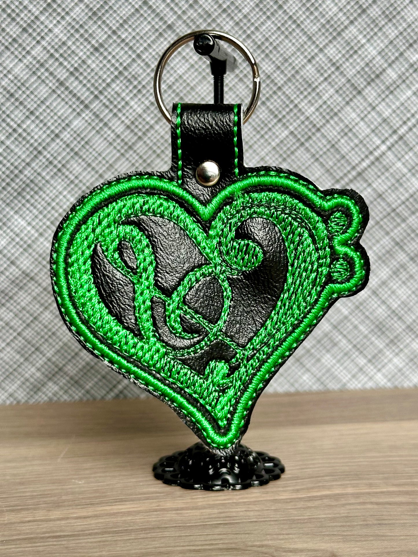 Musical Heart Keychain
