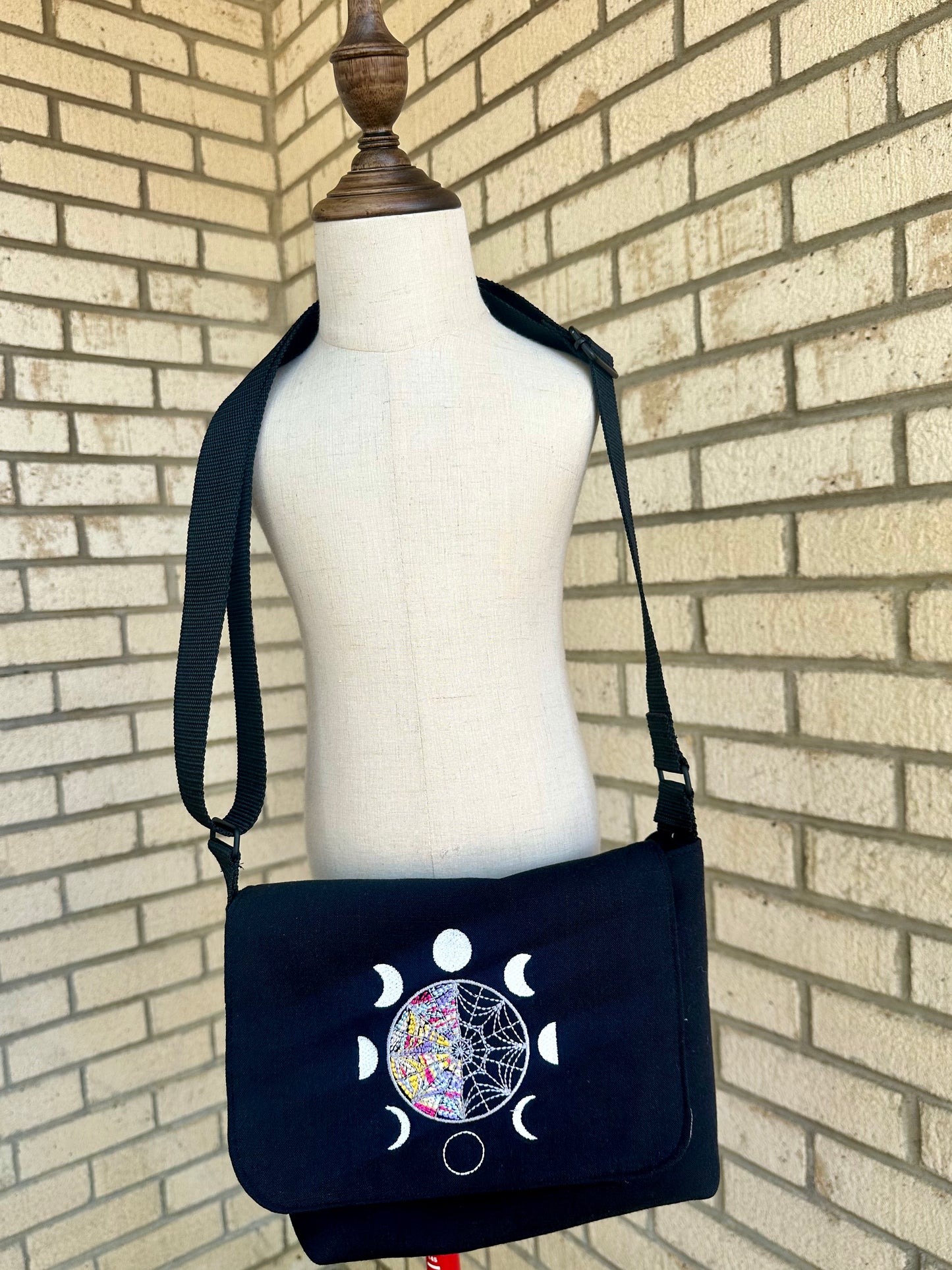 Moon Phase Small Messenger Bag