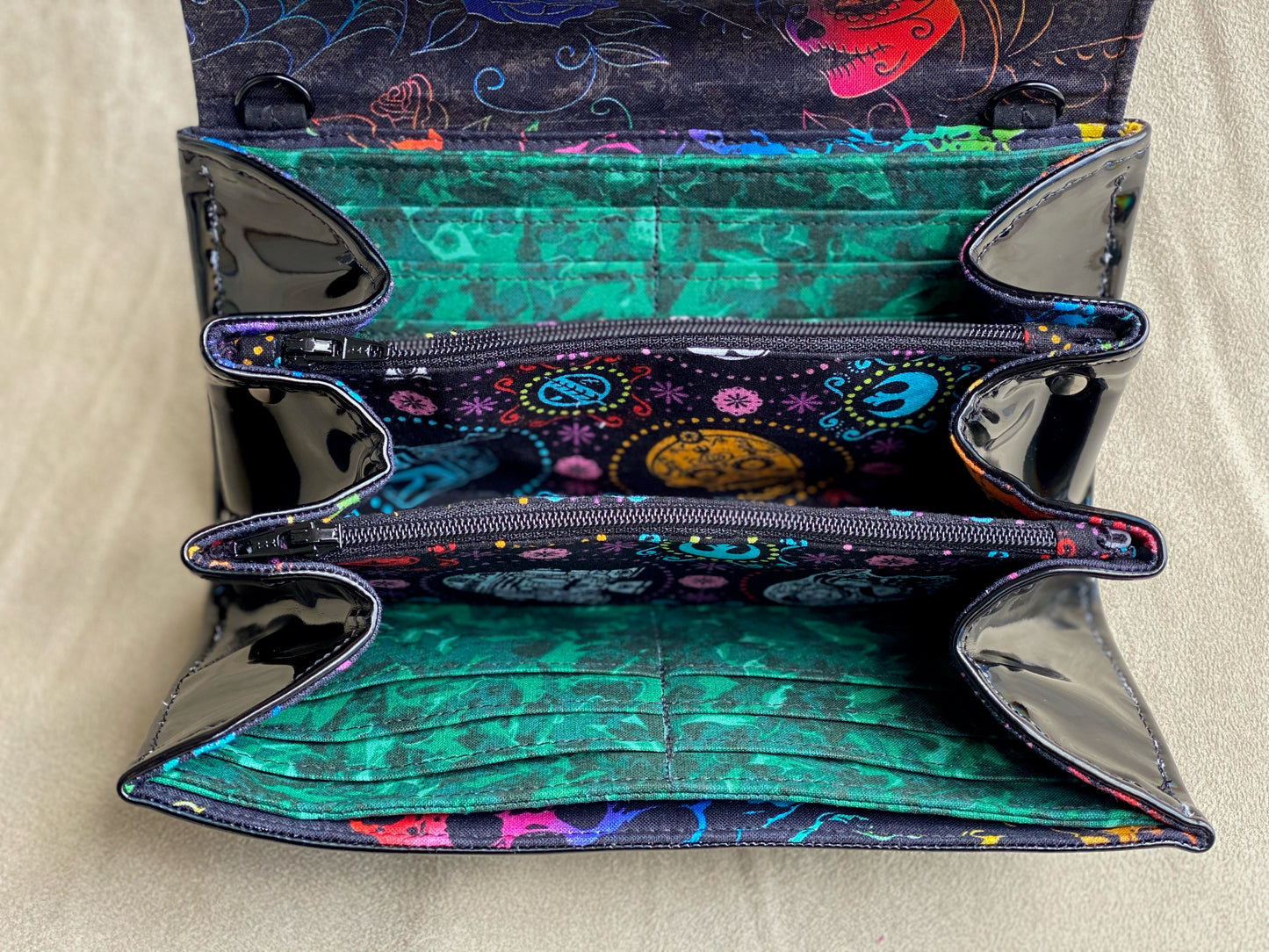 Day of they Dead Clutch Wallet