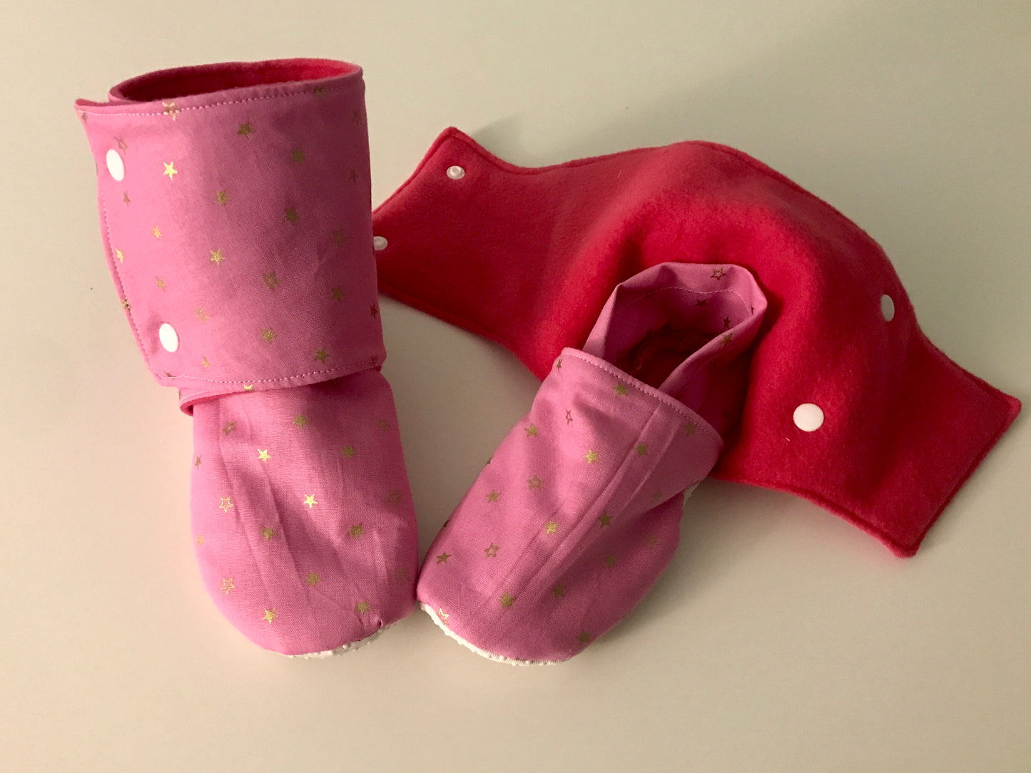 Kids Pink Booties