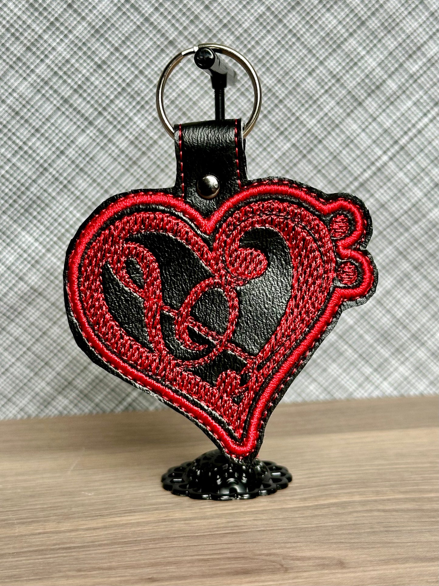 Musical Heart Keychain