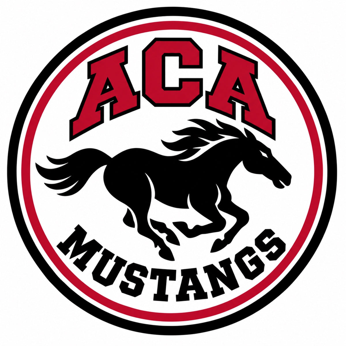 ACA Mustangs patch artwork preview