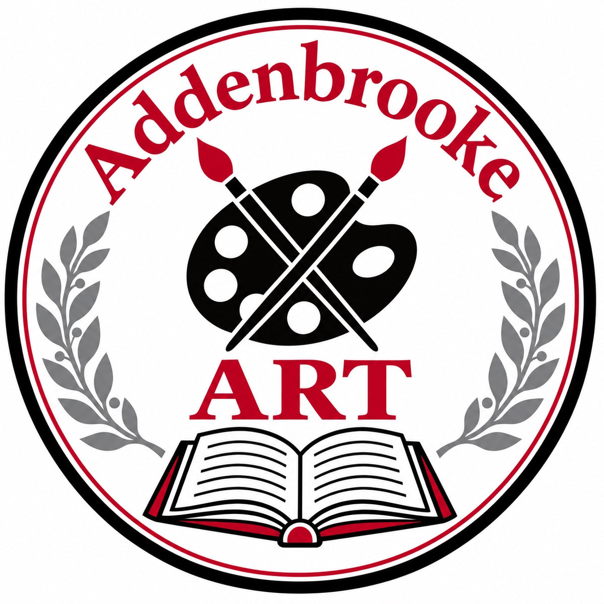 Addenbrooke Art iron-on patch — artwork preview