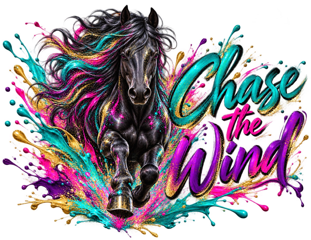 Chase the Wind — artwork preview for a zip-top pouch