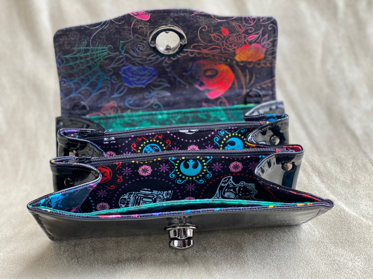 Day of they Dead Clutch Wallet